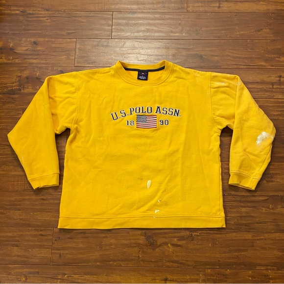 VTG U.S. Polo Association Crewneck Sweater, Size: Large - Picture 1 of 10